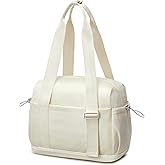 G4Free 10L Small Gym Bag, Lightweight Mini Duffle Bag with Wet Pocket for Women Men, Small Cute Duffel Bag for Workout Travel, Beige