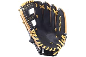 Adult Baseball Glove, Soft Baseball Training Mitt, Padded Ball Sports Protective Mitts, Leather Outfield Softball Gloves for 