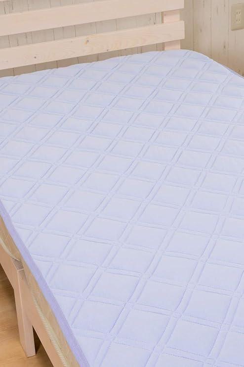 Amazon システムk 接触冷感敷パッド 敷きパッド ベッドパッド 2重キルト 洗える 綿 ブルー ダブル ベッドパッド 敷きパッド オンライン通販 Amazon システムk 接触冷感敷パッド 敷きパッド ベッドパッド 2重キルト 洗える 綿 ブルー ダブル ベッドパッド 敷きパッド オンライン通販