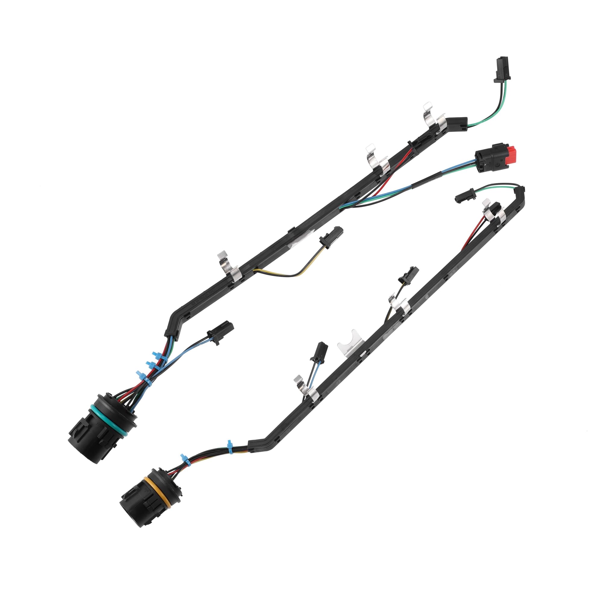 Photo 1 of REPAIROCK 2pcs Glow Plug Wiring Harness Left Right Side 8C3Z9D930AA 8C3Z12A690BA for Ford 6.4L Diesel F-250 Super Duty 2008-2010 for Ford F-350 Super Duty 2008-2010 Auto Replacement Parts