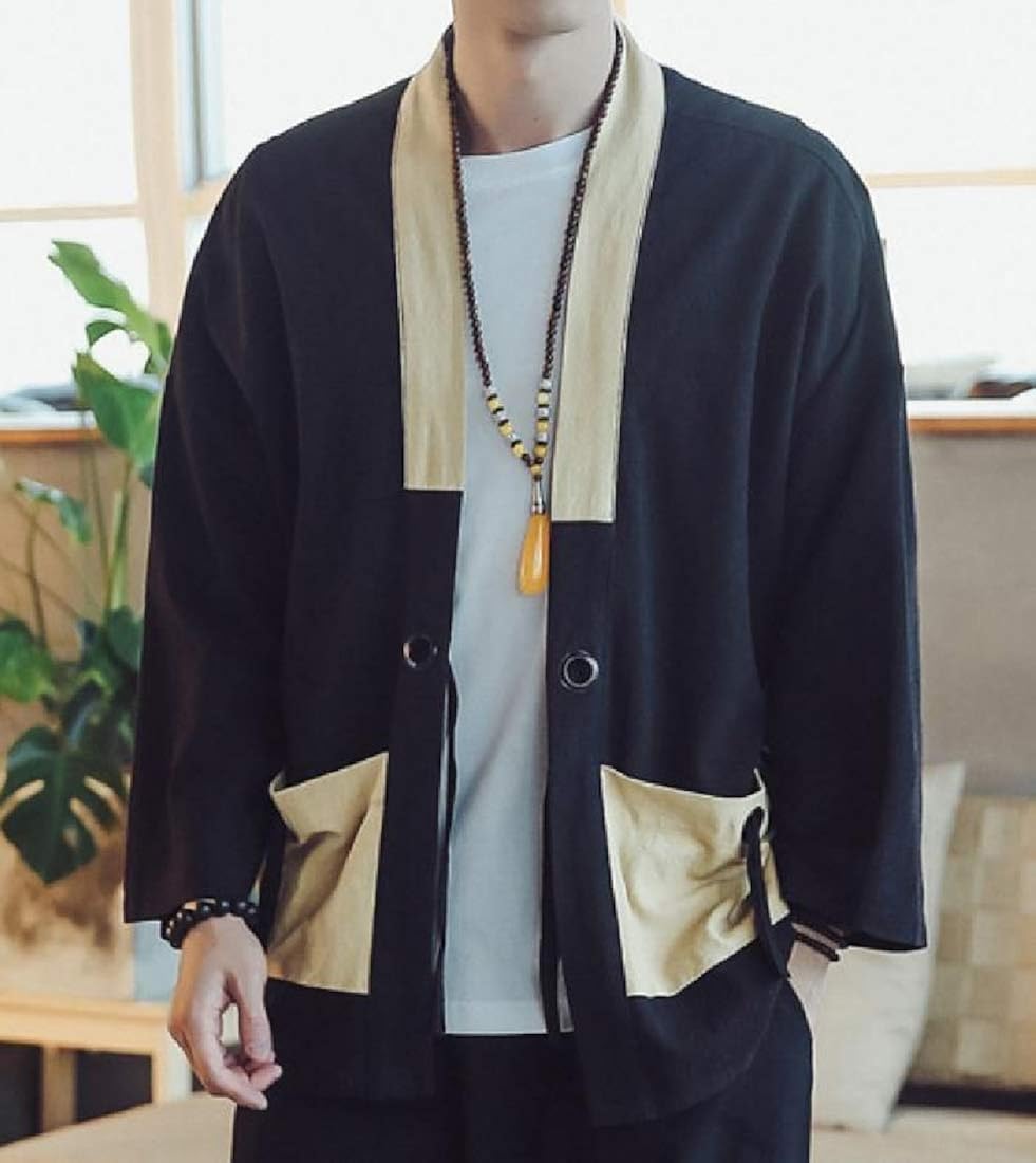 Casual Button-Down Shirts Abetteric Men 