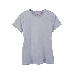 Hanes Women's Perfect-T Short Sleeve T-Shirt, Light