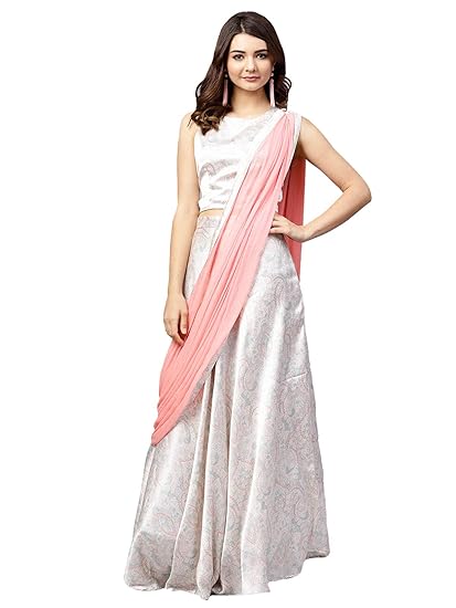 lehenga saree in amazon