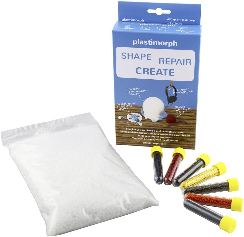 Plastimorph Modelling Plastic, 7 Colours, 450 Grams