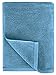Amazon Basics Quick-Dry Towels - 100% Cotton, 3-Piece Set, Lake Blue