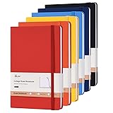 SUIN Hardcover-Journal-Notebooks, 6 Packs A5 Lined