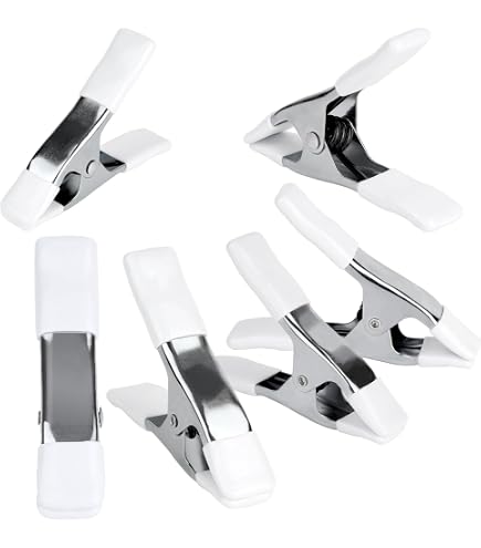 bridal dress fitting clamps White 4" Wedding Dress Clamps, Fitting Clip, Bridal Clips, Seamstress Clips, Mannequin Clips,tie Back Clips, Alligator Clips, Clamp Clip
