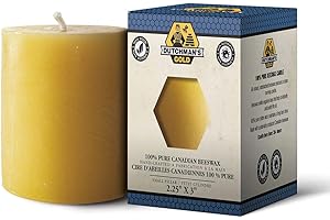 Beeswax Handcrafted Pillar Candle (Small)