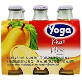 Yoga Juice Pear Nectar - 4.2 oz Bottles (6 Pack)