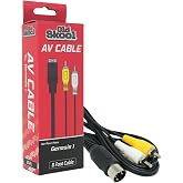 Old Skool Sega Genesis 1 Standard AV Cable RCA Connection Cord - 6 feet | Compatible With Sega Genesis, Audio/Video Cable