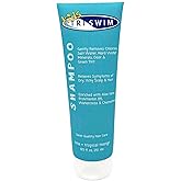 TRISWIM Kids Chlorine Removal Shampoo 8.5oz | Removes Chlorine, Bromine, Salt Water & Hard Water Minerals | Hydrates & Nourishes with Aloe Vera, Vitamin A & Pro Vitamin B5 | Lime + Mango Scent