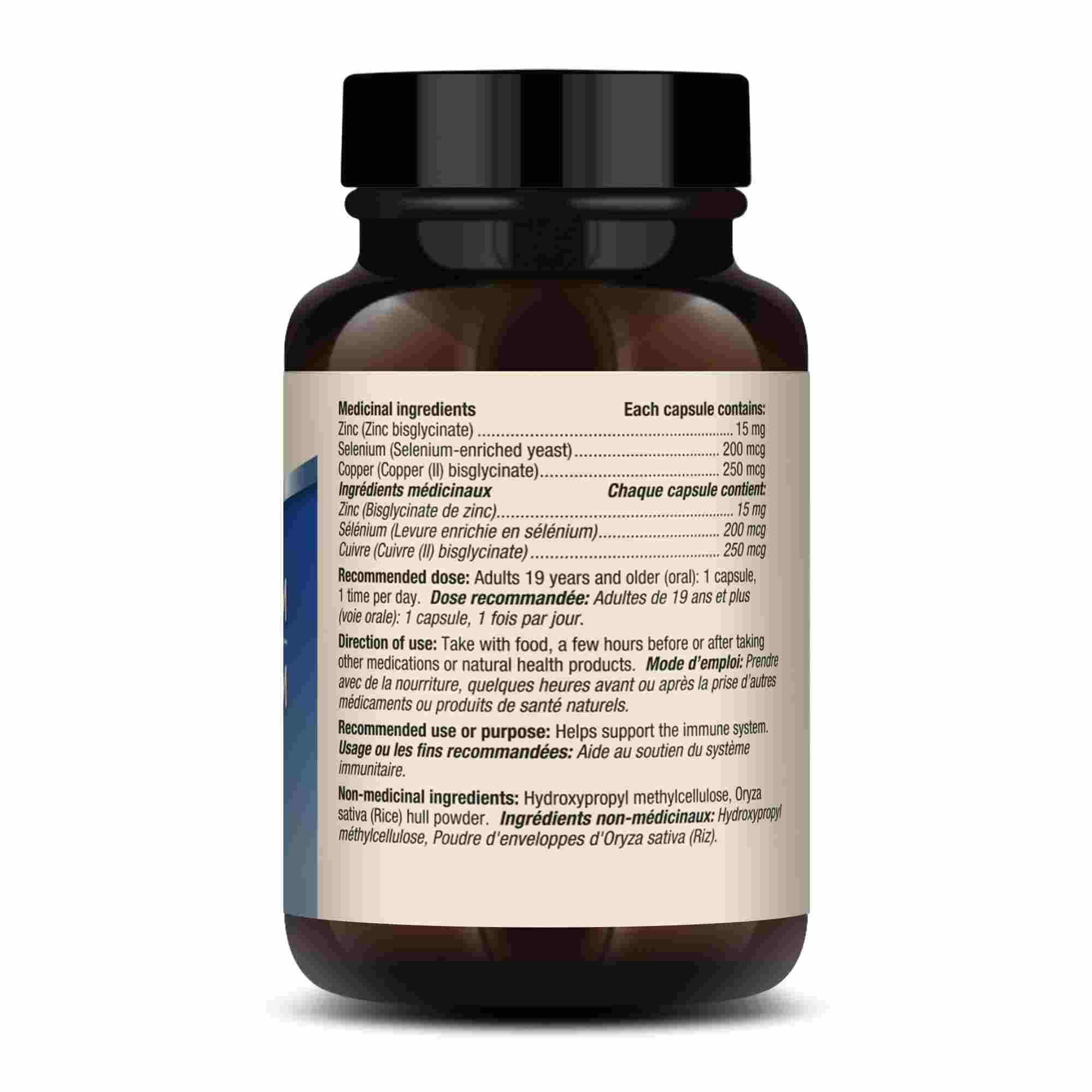Dr. Mercola Zinc Plus Selenium - Mineral Blend Supplement - for Immune, Brain & Respiratory Support - Contains Zinc Glycinate Chelate & Copper - GMO-Free & Gluten-Free - 90 Capsules (90 Servings)