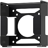 Fasgear Pure Aluminum VESA Mount for Mac-mini M4 2024, Monitors Mounting Bracket for Under Desk with Anti-Theft Function, Met