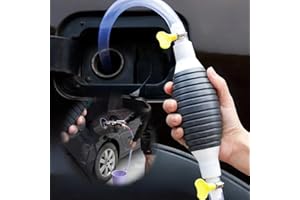 FEEON Multifunctional Liquid Siphon, 2025 New Siphon Pump for Gasoline Portable Fuel Transfer Pump, Manual Fuel Transfer Pump for Oil Fuel Gasoline Diesel Liquid Water with Siphon Hose (9.8FT)