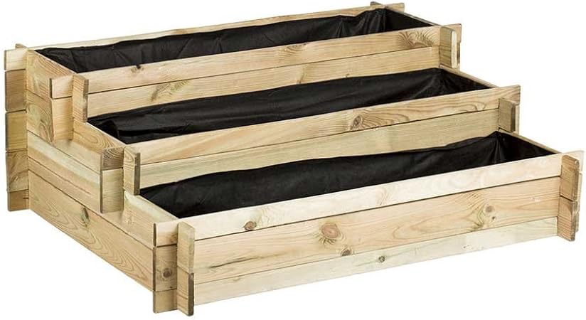 Catral 75010008 Huerto 3 Cavidades Scala, Pino, 88x113x40 cm ...