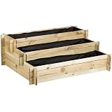 Hortalia Box Stairs - Huerto Urbano Cajón de Cultivo, 120 x 40 x ...