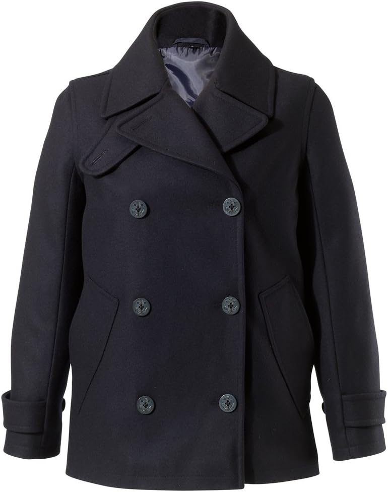 Nauticalia Ladies' Reefer Jacket, NAVY, medium (3638") Amazon.co.uk