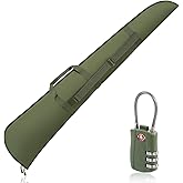 UDSKT Shotgun Case with TSA locks, Rifle Case 52" Thick Padding, Gun Cases with Lockable Zippers and Adjustable Shoulder Strap