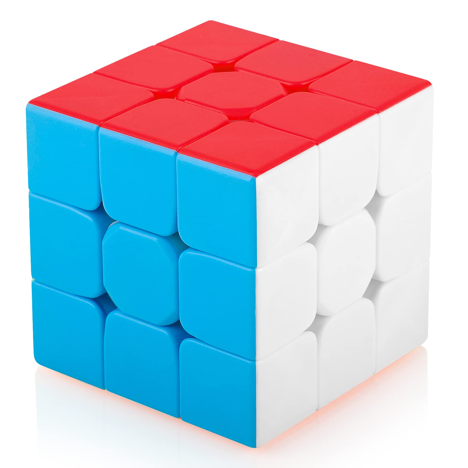 Maomaoyu Speed Magic Cube Stickerless 3x3 3x3x3 Smooth Magic Cube 3D Twist Brain Teasers Stocking Filler Toy — image 1