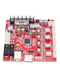 KKmoon Anet A1284- Kit de tablero de control base placa madre Mainboard, bricolaje, auto ensamblaje, impresora de escritorio 3D RepRap Prusa i3