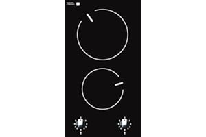 110V, Ramblewood 2 Burner Electric Cooktop, EC2-27, UL rated German EGO burner.