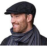 Mucros Weavers Irish Flat Cap for Men, Made in Ireland, 100% Irish Tweed, Green