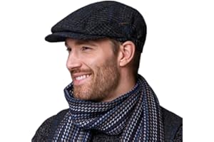 Mucros Weavers Irish Flat Cap for Men, Made in Ireland, 100% Irish Tweed, Green
