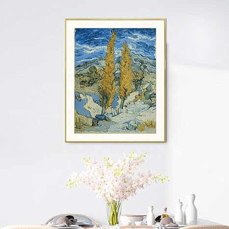 Amazon Co Jp ヴァン ゴッホ 聖母マリアのビーチの釣りボート 美術館レベルのアート複製絵画 Cruse 3 82 Giga 解像度 オリジナルピース スキャン ペイント アルミ合金手枠 44 X 55 Cm ゴールド ホーム キッチン