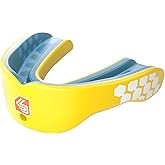 Shock Doctor Gel Max Convertible Strap or Strapless Sport Anti-Grinding, Anti-Clench Football, Basketball, Weightlifting, MMA, Boxing, Krav MAGA Mouthguard, El Protectar Bucal Power Carbon