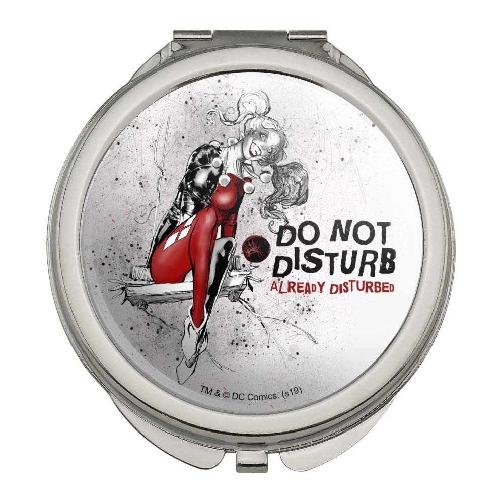 Harley Quinn Already Disturbed Compact Travel Purse Handbag Makeup Mirror