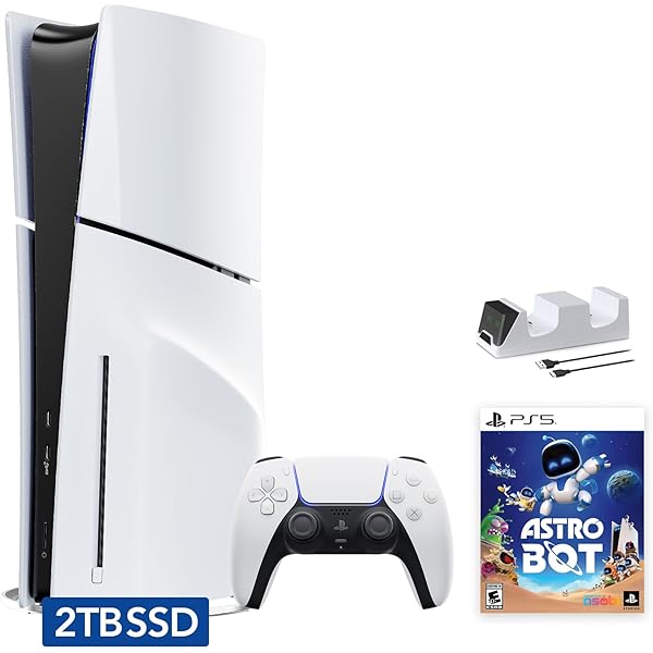 プレステ5 ホワイト Amazon.com: PlayStation 5 Slim Disc 3TB SSD Edition Bundle with