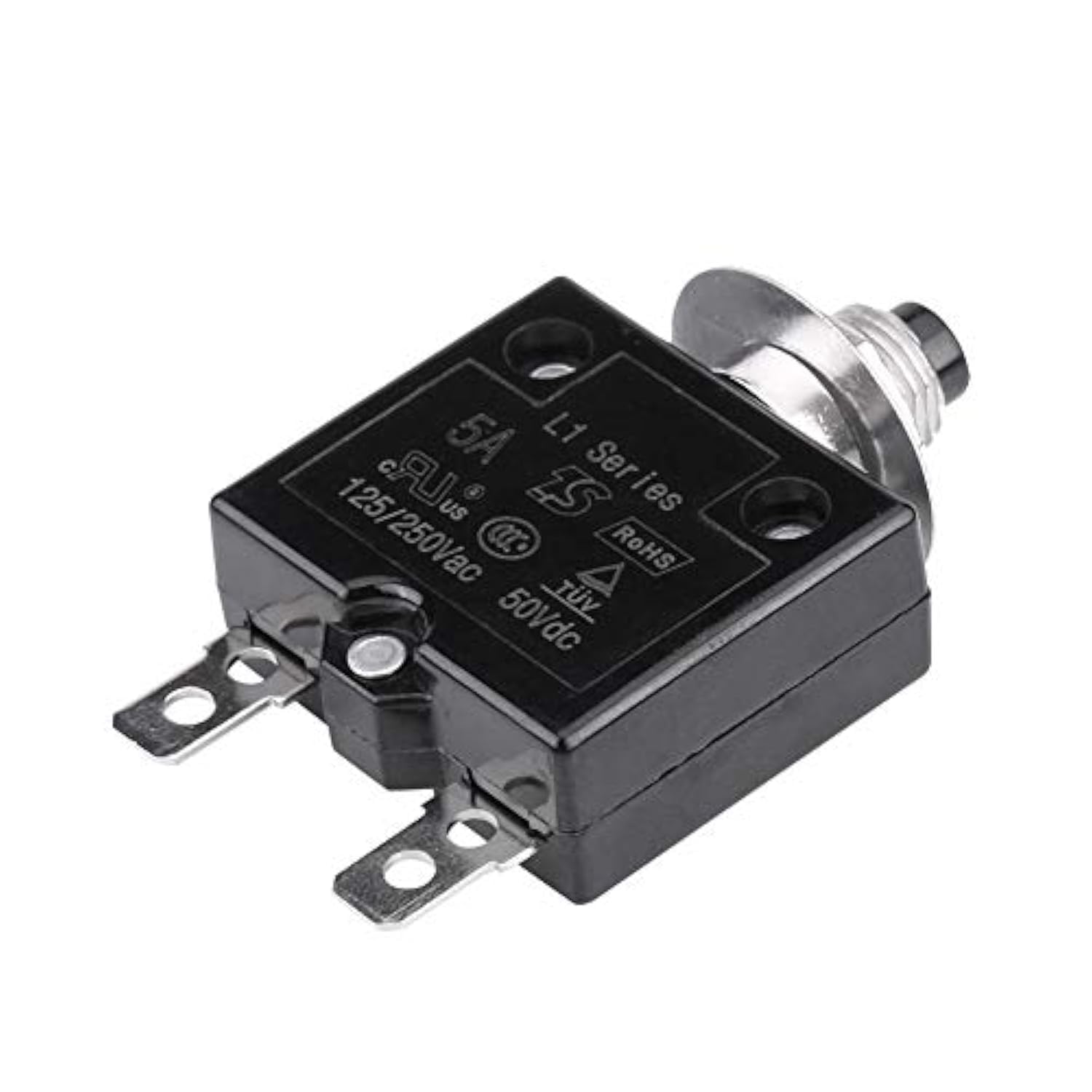 KIMISS Manual Reset Thermal Switch Circuit Breaker Over Current Overload Protector(5A)