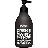 Compagnie de Provence Luxury Hand Cream - Black Tea - 10 Fl Oz Glass Pump Bottle