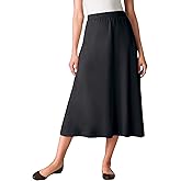 Woman Within Plus Size Petite 7-Day Knit A-Line Skirt