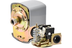 40-60 PSI Water Pressure Switch for Well Pump, 110V/230V Adjustable Differential Double Spring 1/4" Female NPT Switch