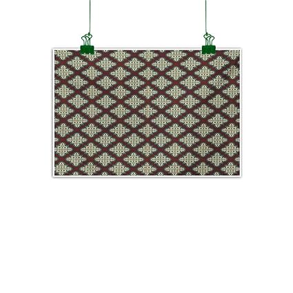 Amazon Com Quatrefoil Wall Art Decor Vintage Style Tile Antique
