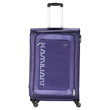 Kamiliant by American Tourister Kam Masai Polyester 81 cms Purple Softsided Check-in Luggage (KAM Masai SP Large Size-Purple)