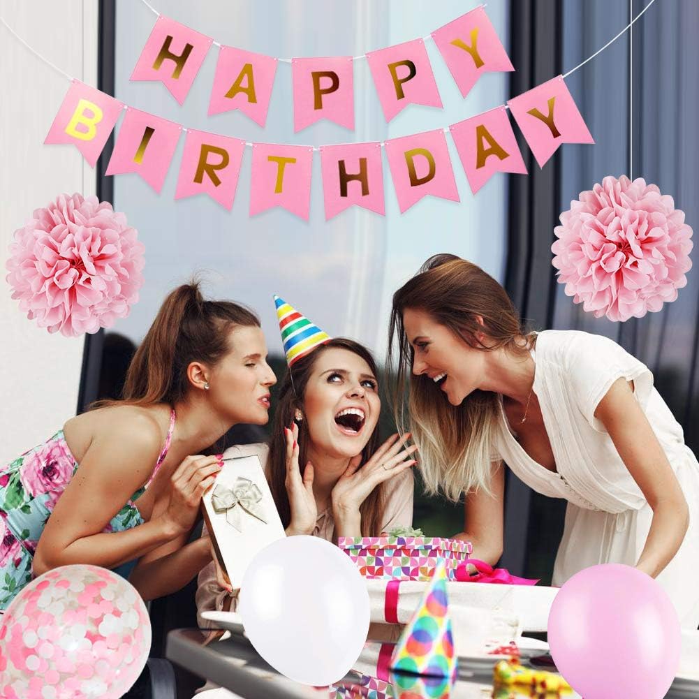Mmtx Ballon 0 Deco Anniversaire Fille Rose Gold Decoration Anniversaire 10 An Fille Avec Etoile Coeur Feuille Ballon Joyeux Confettis Pour Les Bebe Douche 30 40 50 Ballon Chiffre Anniversaire Decorations