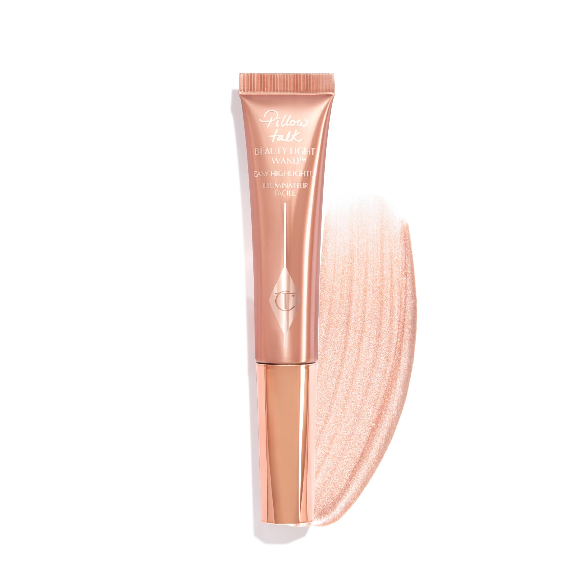 Charlotte Tilbury Beauty Light Wand Liquid Highlighter Makeup - Soft-Focus Highlighter & Blush for Cheeks - Pearlescent, Weightless Radiant Finish