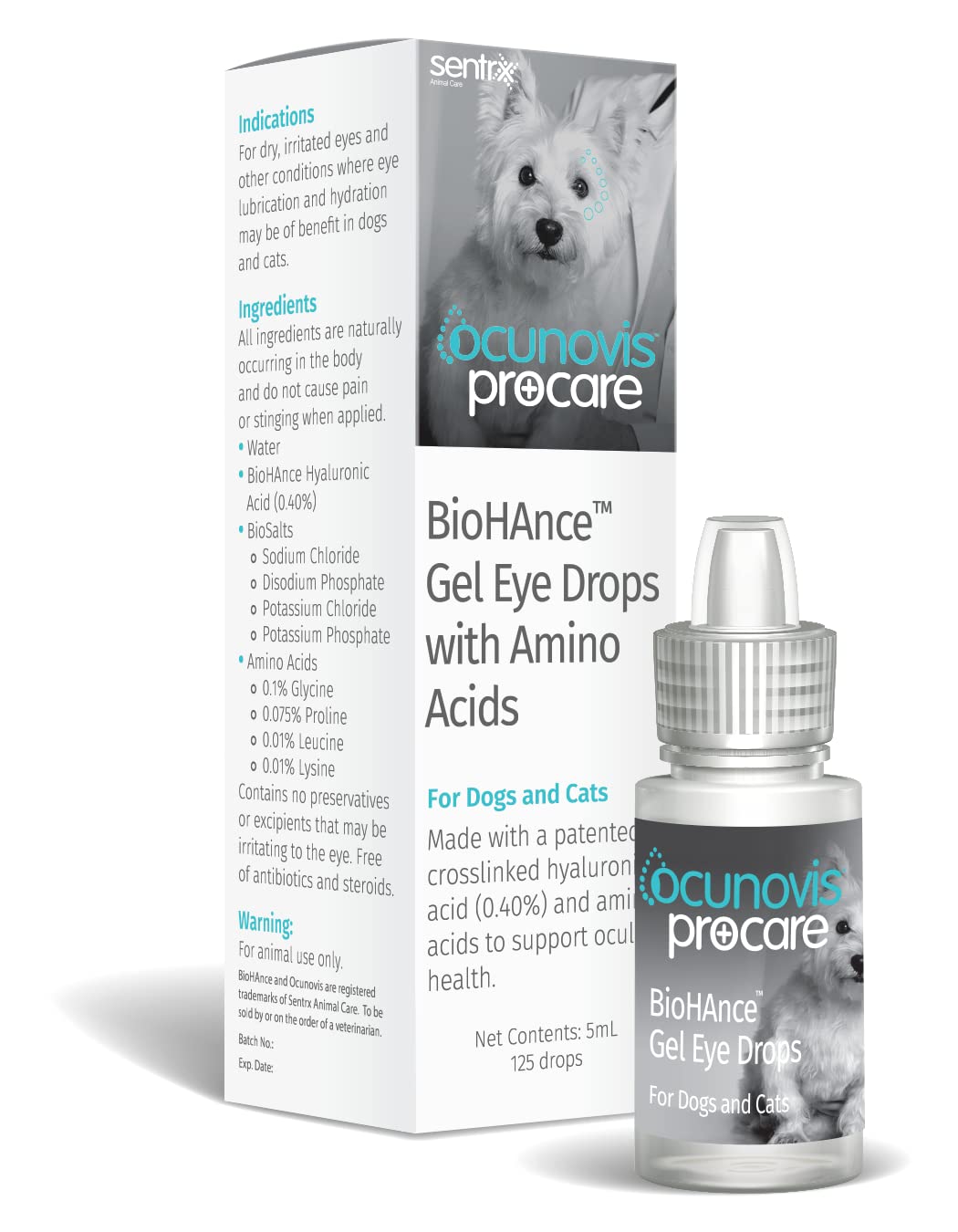 Mua Sentrx Ocunovis ProCare Gel Eye Drops for Dogs & Cats with Amino ...