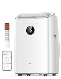 DREO Portable Air Conditioners, 10,000 BTU Air Conditioner for Bedroom with Drainage-free Cooling, 45dB Quiet, APP/Voice/Remote, 24h Timer with Fan & Dehumidifier, Smart AC Unit for Room Indoors