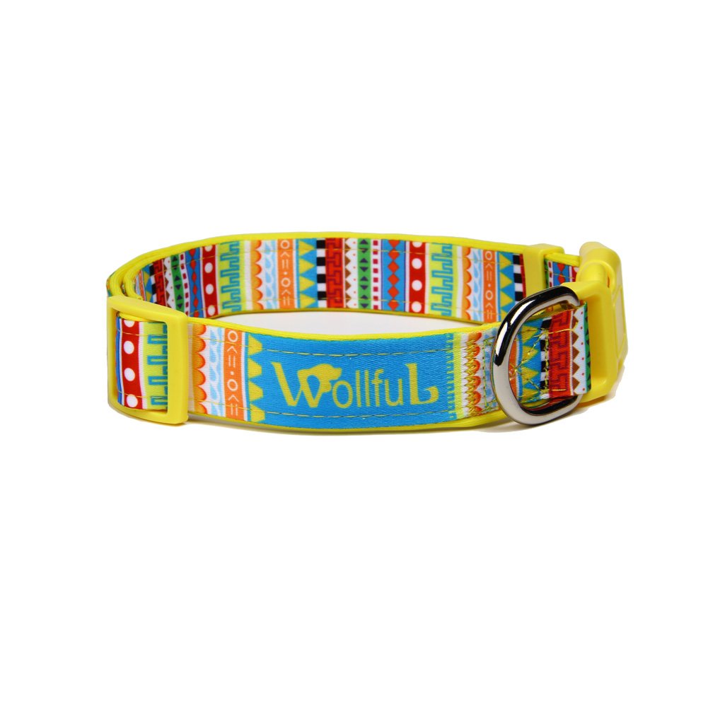 WollfuL Soft Dog Collar,Plastic Buckle Design,Light Weight & Comfy Pet