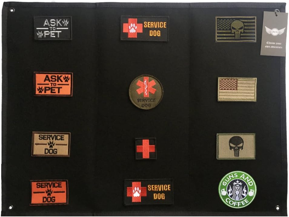AegisTac Patch Display Board Patch Holder Patch Display Frame for Tactical Airsoft Military Patches