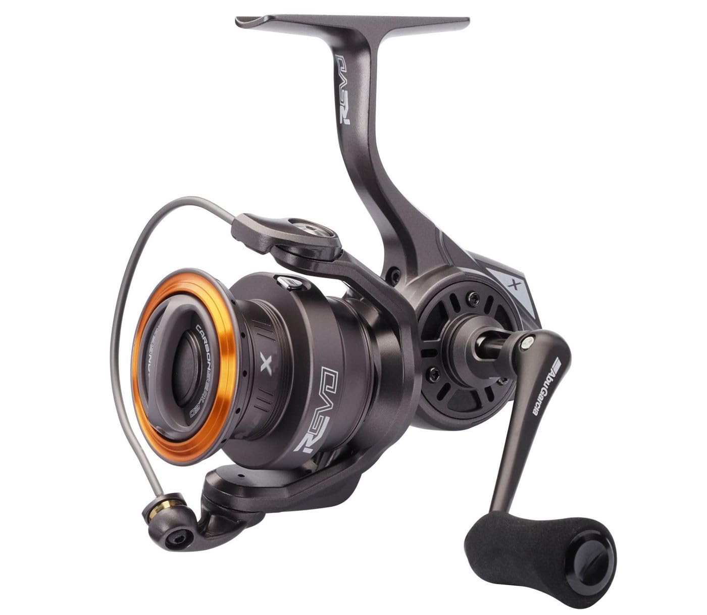 Abu Garcia Spinning Reel, Revo X Spinning Reels, Predator Fishing, Fresh water Angler, Perch, Pike, Zander, Grey, 5.1:1 Gear Ratio, Robust & Lightweight, 7+1 Bearing Count, 2000