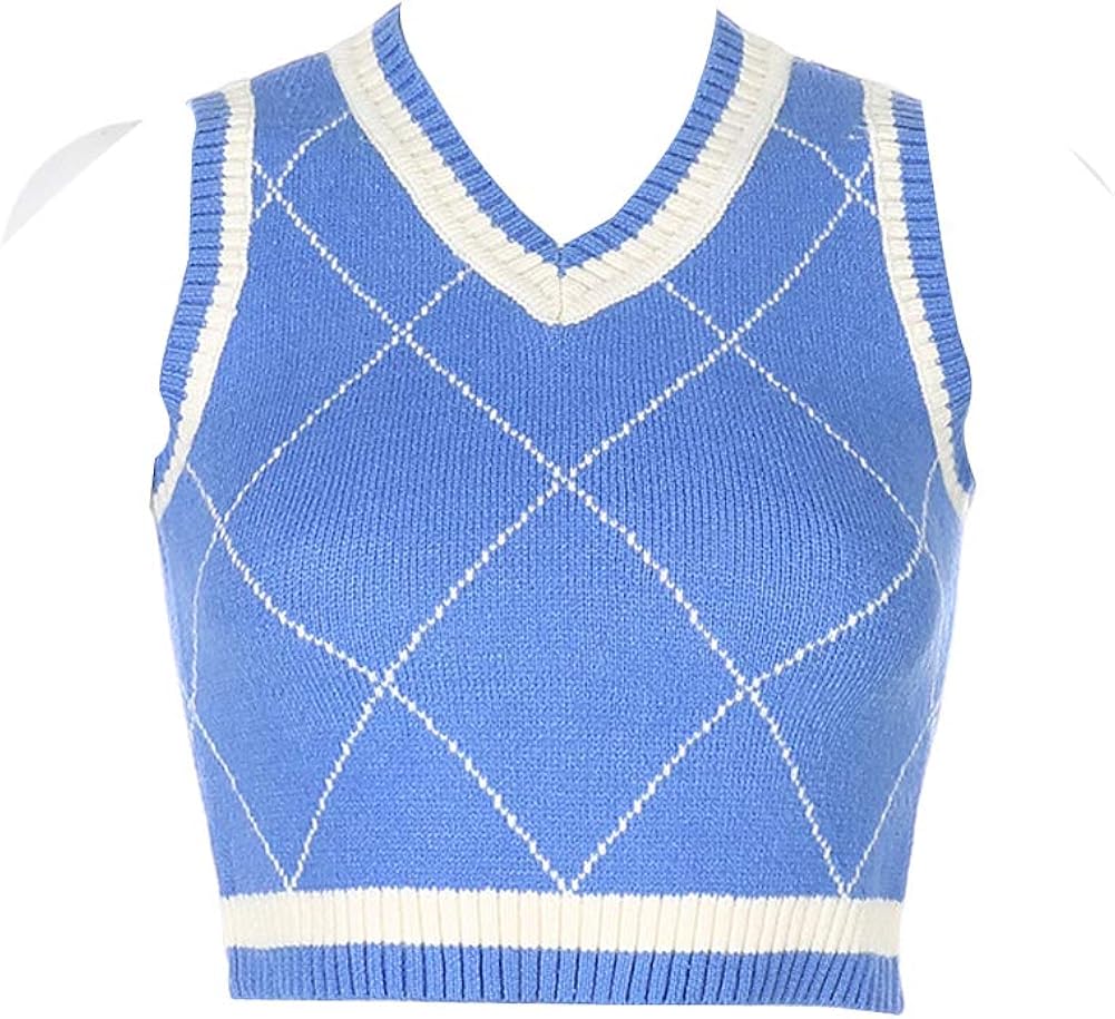 Women Knit Vest Women Sleeveless Sweater Women Sexy Underwaist Amazon