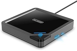 ACKO USB Coffee Mug Warmer:Smart Electric Coffee Cup Warmer for Desk with Auto Shut Off-Coffee Accessories for Home Office Desk (U1 Black)