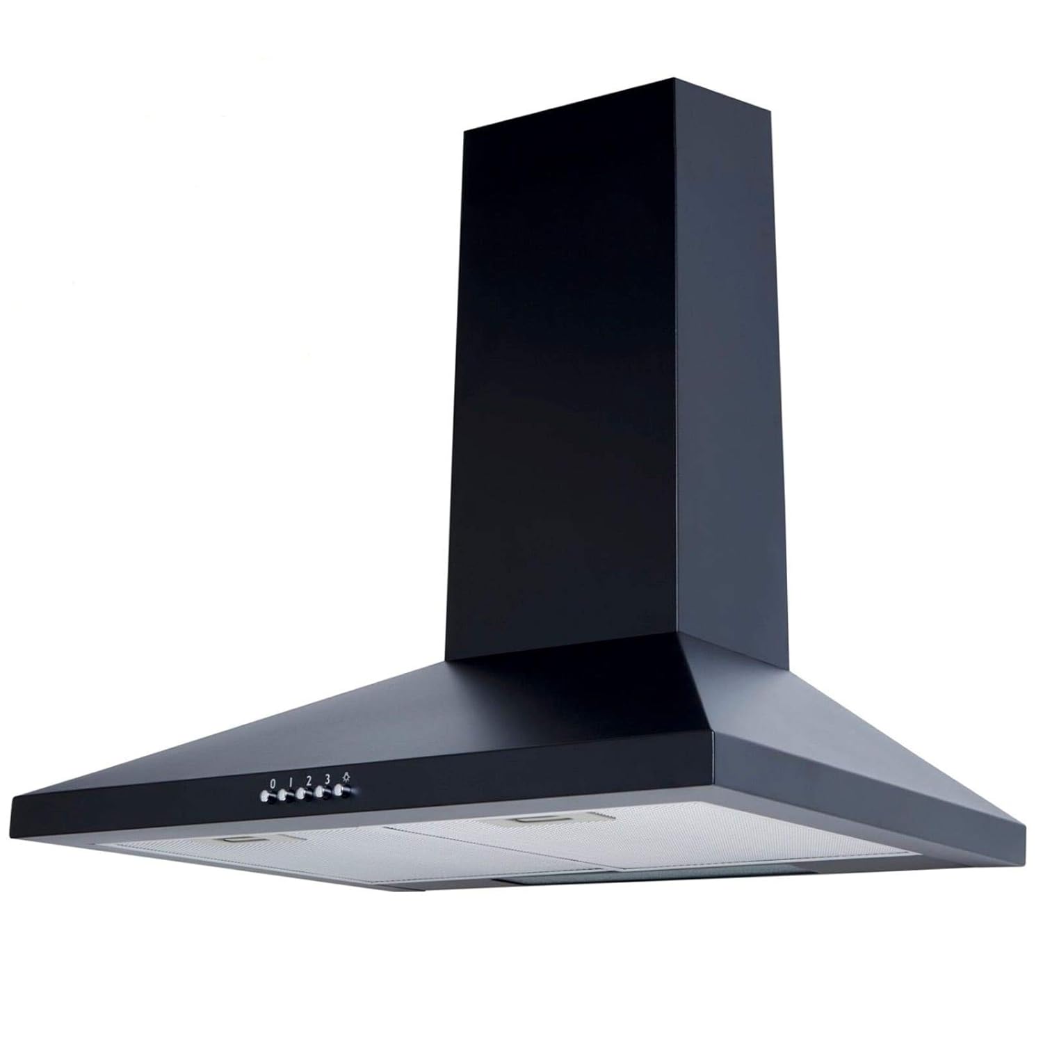 Integrated Hoods SIA BIE60SI 60cm Silver Integrated Built In Cooker Hood Fan And 1m Ducting