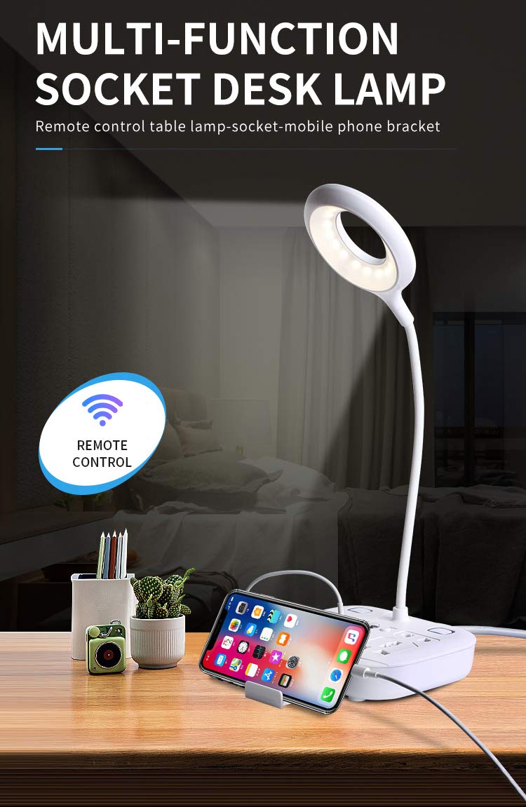 Mua LED Desk Lamp, Adjustable Table Light with Remote Control, Eye ...