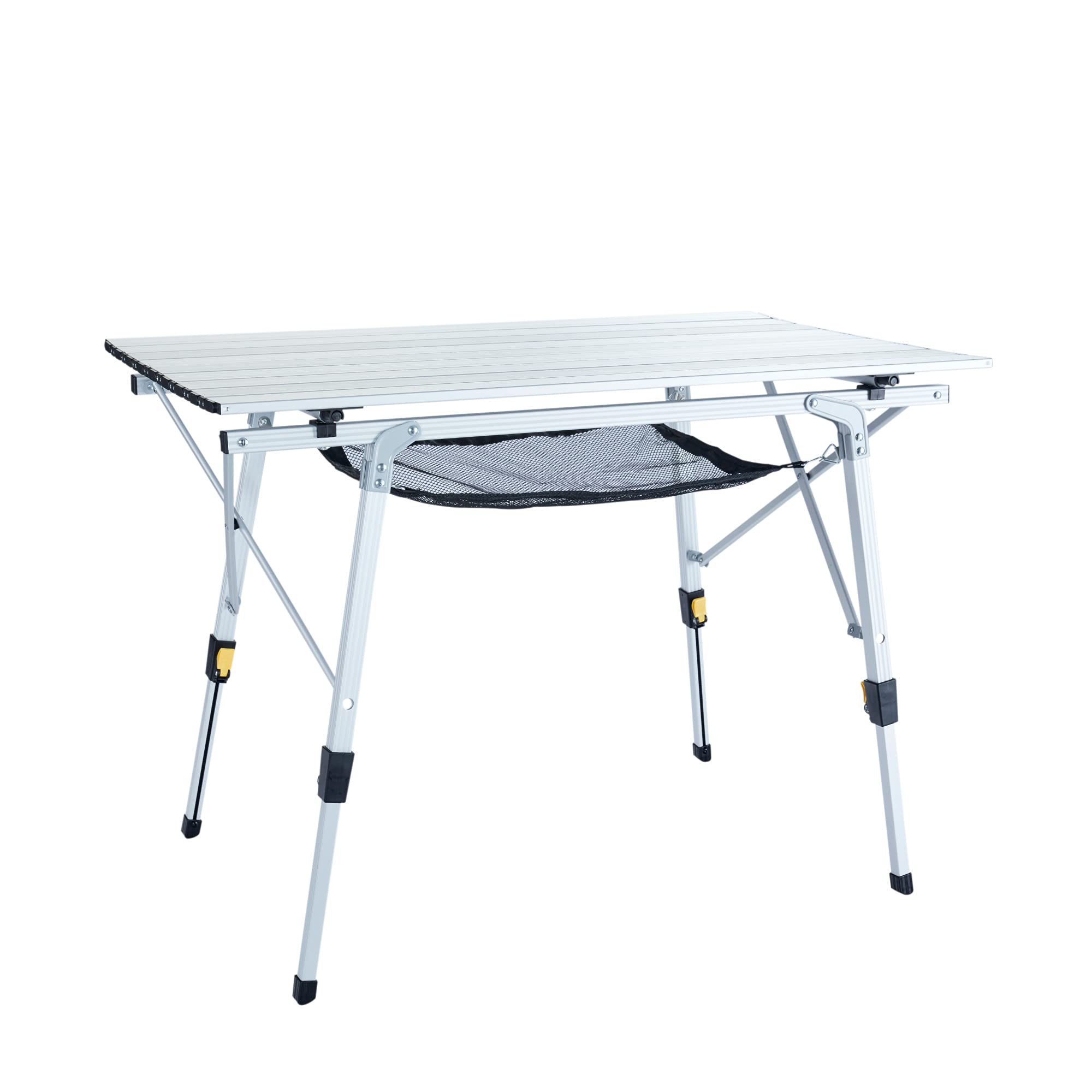 Uquip Variety M Aluminium Table for Camping or Garden - Height Adjustable - Medium Size - 90 x 52cm
