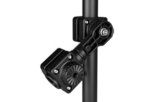 OUBULU Transducer Pole Mount for Lowrance ActiveTarget 2, 0 Degree Live Sonar Mount for Trolling Motor Boat Accessories Repla